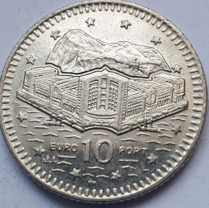 10 pence 2003 Gibraltar, 4th portrait, km#776