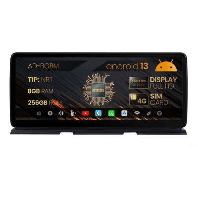 Navigatie BMW Seria 6 (F06-F12-F13) (2013-2016), Varianta NBT, Android 13, BM-Octacore 8GB RAM + 256GB ROM, 12.3 Inch - AD-BGBM12008NB+AD-BGRKITBM017 foto