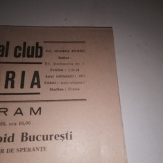 PROGRAMUL - FOTBAL - RAPID - GLORIA BUZAU