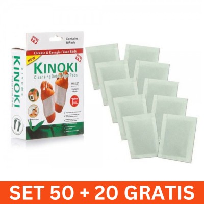 Set 50 + 20 gratis x Plasturi Kinoki pentru eliminarea toxinelor foto