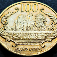 Moneda exotica 100 GUARANIES - PARAGUAY, anul 1990 *cod 1870 B = A.UNC