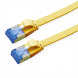Cablu de retea RJ45 extra flat FTP cat.6A 3m Galben, Value 21.99.2133