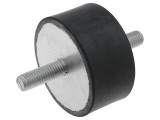 Atenuator de Vibrații M10 60mm 30mm 3400N Guma