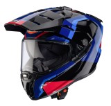 Cumpara ieftin Casca adventure/off road Caberg model Tanami SV Scram O4 negru/albastru/rosu lucios Pinlock ready &ndash; lentila Pinlock inclusa XS (53/54cm)