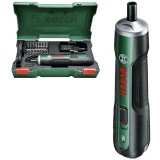 Bosch PushDrive - Masina de insurubat cu 1 acumulator Li-Ion 3.6 V 1.5 Ah 5 Nm valiza plastic accesorii