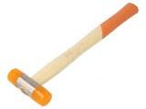 Ciocan Rotund 260mm Plastic Lemn 134g