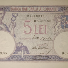 SD0005 Romania 5 lei 1928