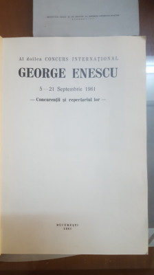 Al doilea concurs internațional George Enescu, 5-21 septembrie 1961 016 foto