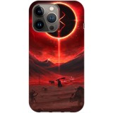 Husa compatibila cu Apple iPhone 12, iPhone 12 Pro model Red Eclipse, Silicon, TPU, Viceversa