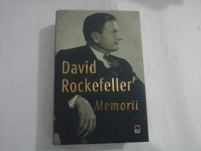 MEMORII - David ROCKEFELLER foto