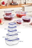Cumpara ieftin Set 5 cutii de depozitare alimente 30149, Transparent
