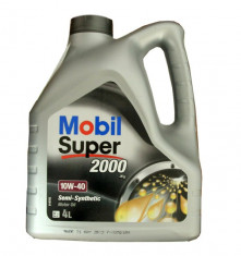 Ulei motor Mobil Super 2000 X1 10W40 4 litri Benzina/Diesel foto