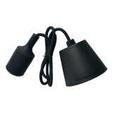 Lampa suspendata SPIN SPN7001B viola neagra, dulie E27