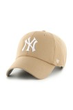 47 brand șapcă de baseball din bumbac MLB New York Yankees culoarea verde, B-PFZCU17CNS-KH