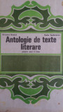 Antologie de texte literare pt. anul II liceu S.Boatca, V.Teodorescu 1973