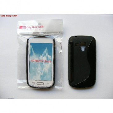 HUSA SILICON S-LINE SAM GALAXY TREND S7560 NEGRU