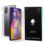 Cumpara ieftin Folie pentru Samsung Galaxy M31s, Alien Surface Screen+Edges+Back, Transparent