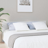 Tăblie de pat,alb,200x1,5x80 cm, lemn prelucrat, vidaXL