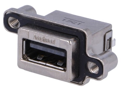 Conector USB A THT drept, IP68 foto