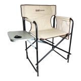 Scaun pliabil pentru camping cu masuta laterala ROX Wood 153CAMP0317