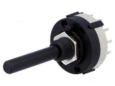 Comutator rotativ 12 poziții 0,3A/125VAC 1A/30VDC 30&amp;deg; -10&amp;divide;60&amp;deg;C foto