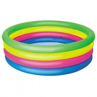 Piscina gonflabila Bestway&amp;reg; 51117, 157x46 cm, curcubeu foto