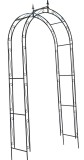 Arcada pentru flori fier negru 120 x 40 x 275 cm