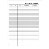 Tipizat - registru intrare / iesire - A4, portret, simplu, 100 file, coperta duplex