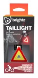 Lumina de siguranta stop ED RBG, Brightz, spate bicicleta, cu 7 efecte luminoase, Taillight