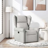VidaXL Scaun extensibil din stofă gri nor