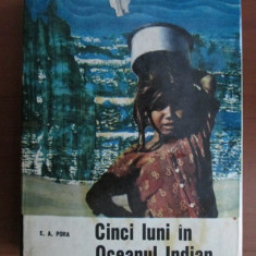 Eugen A. Pora - Cinci luni in Oceanul Indian (1966, editie cartonata)