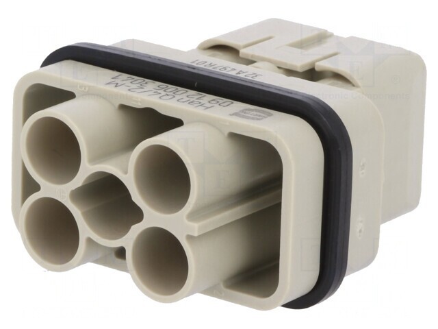 Conector HDC Inserturi Contact Tată Han Q PIN 7(5+2)