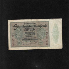 Rar! Germania 500000 500 000 marci mark 1923 seria04457222