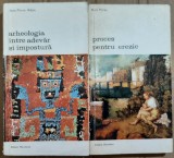 Jean Pierre Adam - Arheologia intre adevar si impostura + Neri Pozza - Proces pentru erezie (Meridiane, colectia Biblioteca de arta)