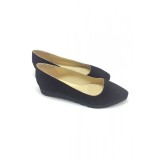 Balerini din piele Black Cora