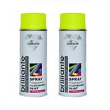 Cumpara ieftin Pachet 2 x Vopsea Spray Brilliante Fluorescenta Galben 400 ml