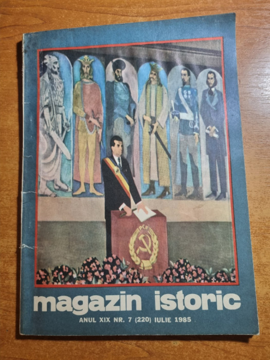 revista magazin istoric iulie 1985