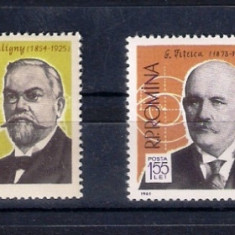 ROMANIA 1961 - OAMENI DE STIINTA ROMANI, MNH - LP 515