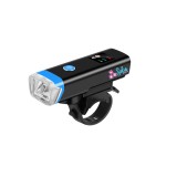 Lanterna LED Bicicleta Sofia CONCEPT&reg;, cu Inductie, 2400mAh, Claxon, 5 Moduri, IP6, Blue/Black