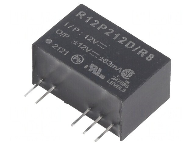 Convertor DC/DC 2W 12V 10.8-13.2V