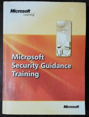 MICROSOFT SECURITY GUIDANCE TRAINING foto