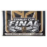 Vegas Golden Knights drapel 2018 Western Conference Champions On-Ice Flag - USA