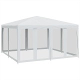 Cumpara ieftin Cort de petrecere cu 4 pereti din plasa, alb, 4x4 m, HDPE