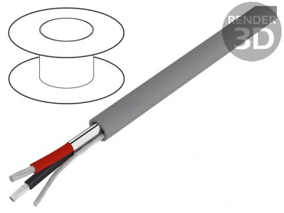 Cablu Alpha Essential 2x16AWG ecranat PVC 2432C foto