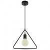 PENDUL TAVAN MAX E27 60W IP20 MODEL GEOMETRIC - NEGRU MAT, V-TAC