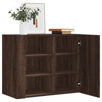 vidaXL Dulap de perete, stejar maro, 75x35x60 cm, lemn compozit 848429 foto