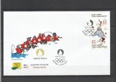 CIPRU TURC 2024 JOCURILE OLIMPICE PARIS FDC foto