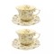 Serviciu Portelan Vintage 2 Cesti si farfurii, LILY