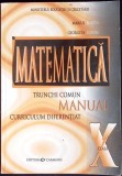 MATEMATICA. MANUAL PENTRU CLASA X. TRUNCHI COMUN, CURRICULUM DIFERENTIAL-MARIUS BURTEA, GEORGETA BURTEA-357641