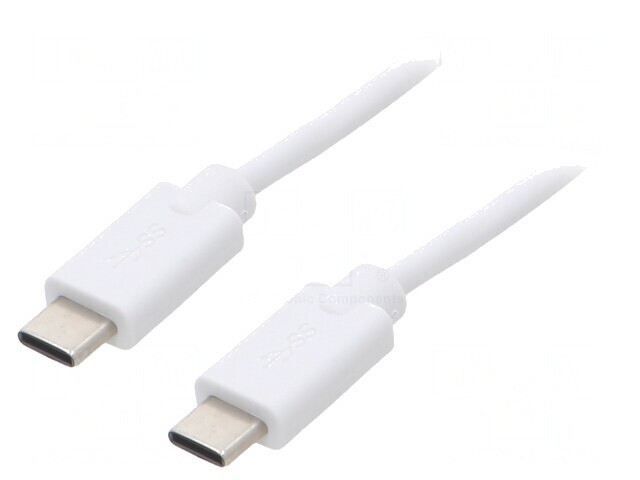 Cablu USB 2.0 USB-C 2m Alb